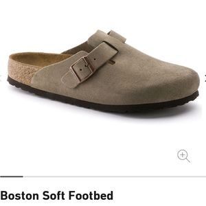 Birkenstock Suede Boston Clog